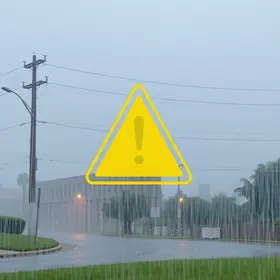 alerta amarelo de chuvas intensas