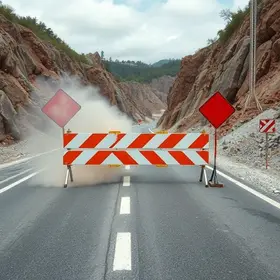 detonação de rochas