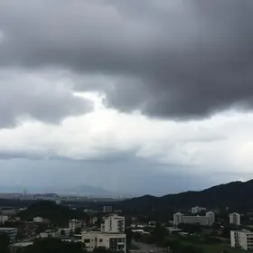 Santa Cruz do Sul clima nublado e tempestades