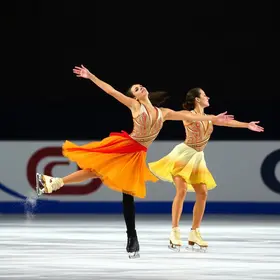 Atletas de São Miguel do Oeste na Copa Mercosul de Patinação Artística