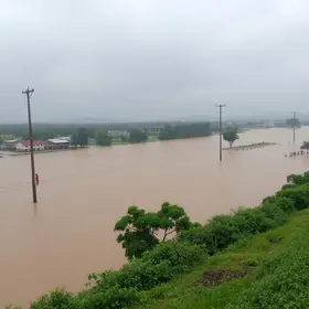 alto risco de enxurradas no RS