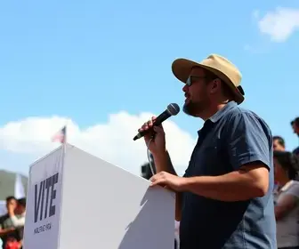 votação no Pav. Com. Evangélica